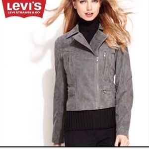 Levi's Women's Gray Leather Jacket